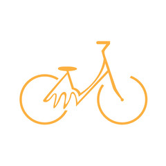 Isolated bicycle icon