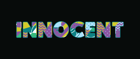 Innocent Concept Word Art Illustration