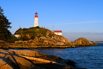 Fototapeta na wymiar Point Atkinson Lighthouse, West Vancouver, Canada