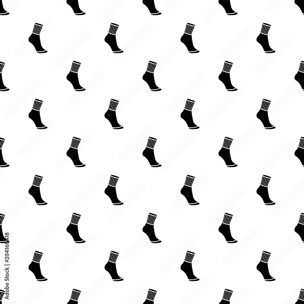 Poster sock pattern vector seamless