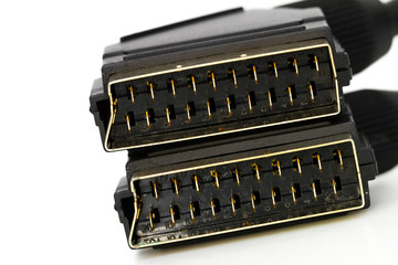 Scart-Stecker im Detail