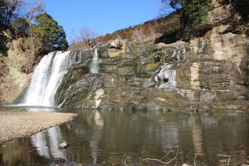 Fototapeta na wymiar 那須烏山・龍門の滝