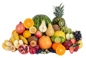 Naklejka na ściany i meble Group of fruits
