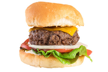 Burger On White