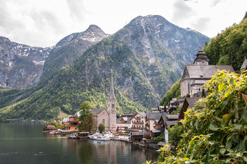 Fototapeta premium Hallstatt Church in Austria 