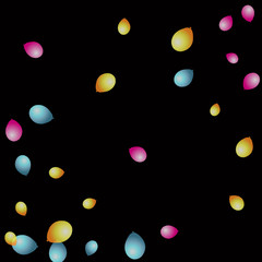 Background with Colorful balloons. Simple Feminine Pattern for Card, Invitation, Print. Trendy Decoration with Beautiful balloons. 