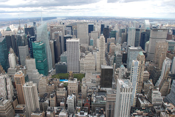  New York City; American Radiator Building; Empire State Building; metropolitan area; urban area; city; skyscraper