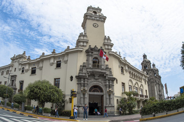 Fototapeta premium City Hall Miraflores Lima Peru