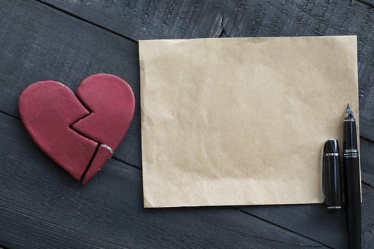 Broken heart  and Letter