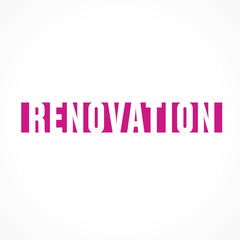 mot rénovation