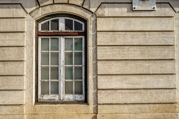 Window of old building at the Lisbon