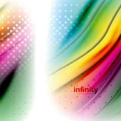 Blurred mixing liquid flowing colors, abstract background, web design template for presentation, app wallpaper, banner or poster