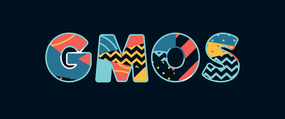 GMOs Concept Word Art Illustration