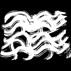 Ink brush background. Vector illustration. Grunge hand drawn watercolor texture.