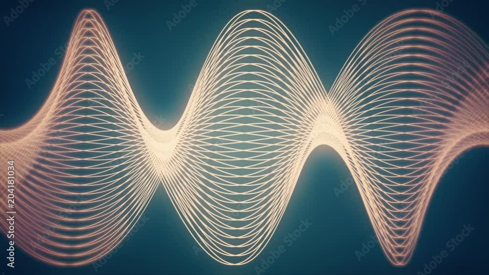 Poster abstract background with animation of moving wave silk or energy. backdrop of beautiful soft air wav
