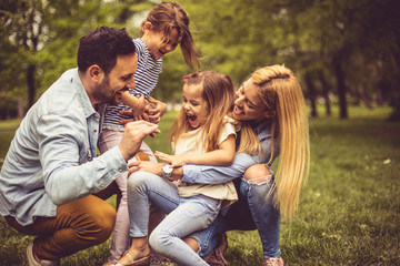 Fototapeta premium Laughter and happiness.