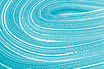 Natural soap texture. Alive green blue foam trace background. Artistic terrific soap suds. Cleanliness, cleanness, purity concept. Vector illustration.