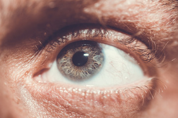  Image of man's eye close up