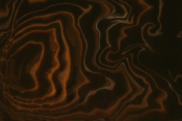 Suminagashi marble texture hand painted with black ink. Digital paper 267 performed in traditional japanese suminagashi floating ink technique. Bold liquid abstract background.