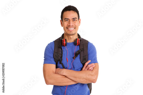Confident Mature Asian Man Traveler Confident Mature Asian Man Traveler