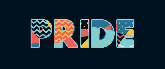 Pride Concept Word Art Illustration