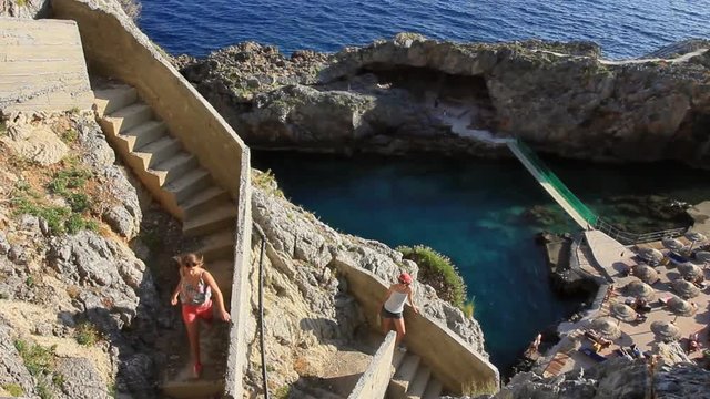 Crique, baignade et plong&eacute;e au sud de la Cr&egrave;te