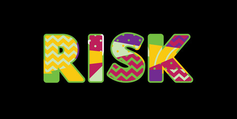 Risk Concept Word Art Illustration
