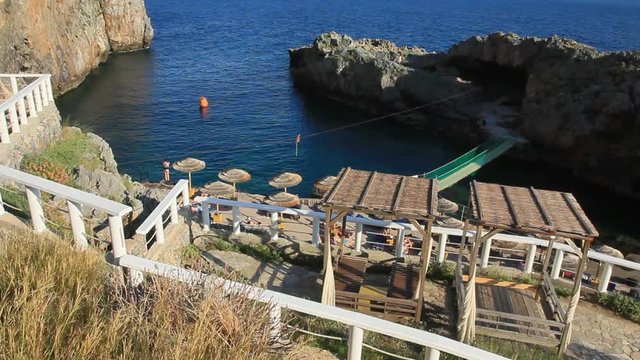 Crique, baignade et plong&eacute;e au sud de la Cr&egrave;te