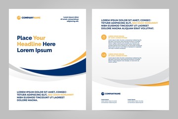 Brochure Layout template, cover design background and annual reports.