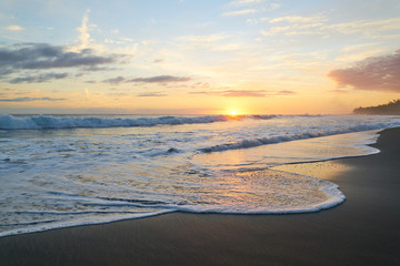 Sunset Etang Salé beach Reunion Island - 204191248