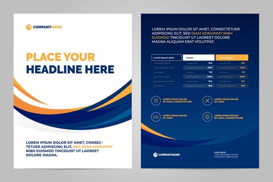 Brochure Layout template, cover design background and annual reports.