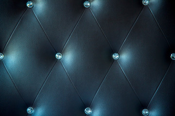 luxury leather black texture for background.