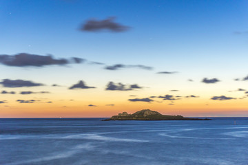 Fototapeta na wymiar The island on the sea