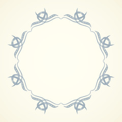 Vignette. Vector drawing