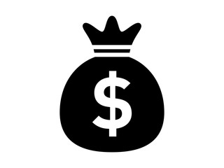 ドル袋アイコン