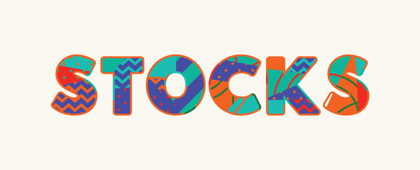 Stocks Concept Word Art Illustration