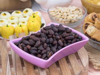 Sweet Black Fruit Raisin Also Know As Rani Mawa is a dried grape. Raisins are produced in many regions of the world and may be eaten raw or used in cooking, baking, and brewing