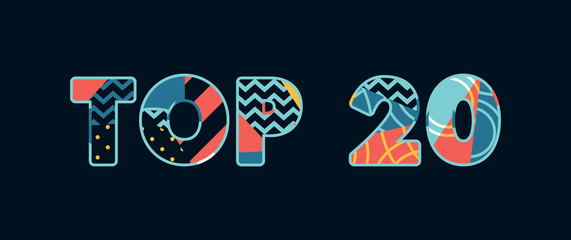 Top 20 Concept Word Art Illustration