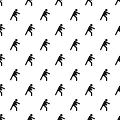 Stick figure stickman pattern vector seamless repeating for any web design