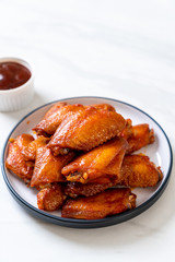 barbecue chicken wings