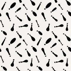 Seamless pattern of letter symbol. Stylish vector print.
