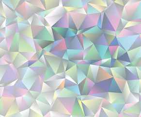 Obraz premium Graphic resource for your design works. Creative abstract background. Polygonal vector clip art with triangles. The best template for your artworks.