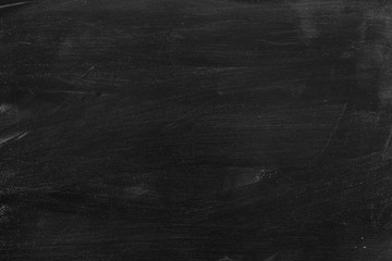 Old blank dirty chalkboard .Empty Chalkboard Background with writing space. 