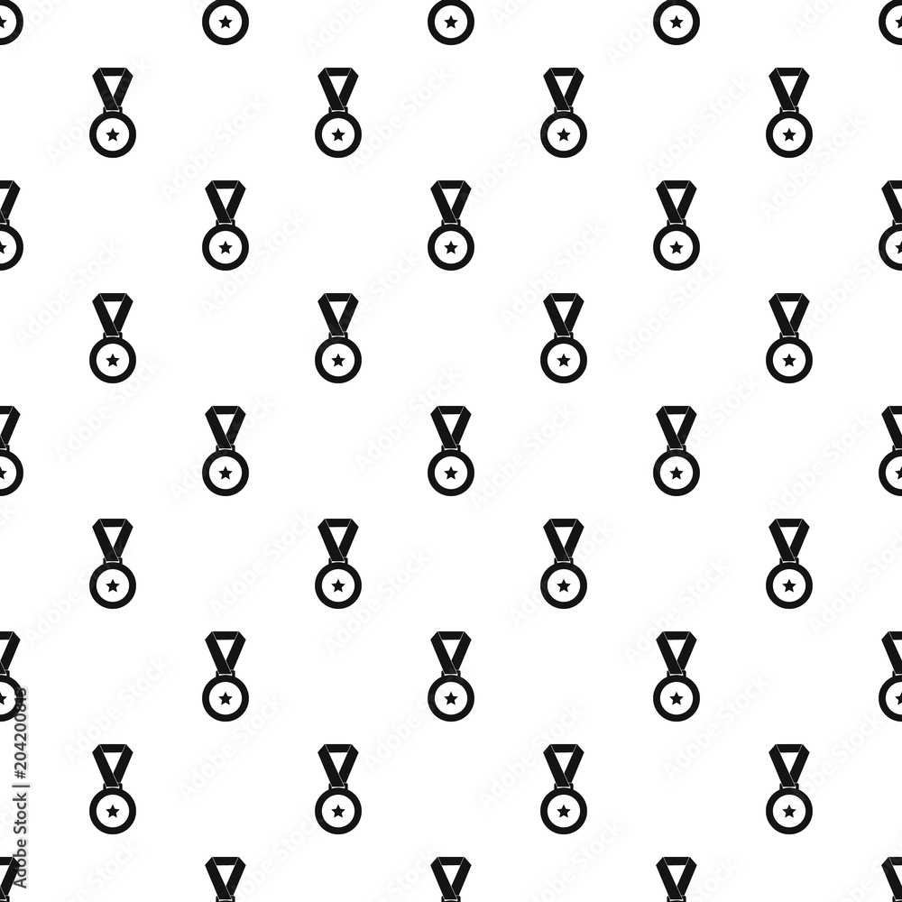 Poster medal pattern vector seamless repeating for any web design