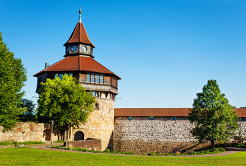 Dicker Turm tower in Esslinger Burg, Germany