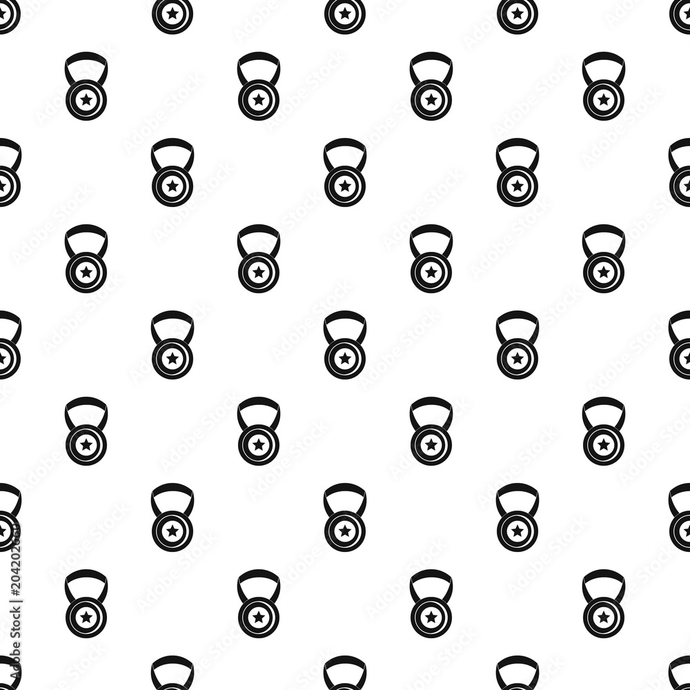Poster medal pattern vector seamless repeating for any web design