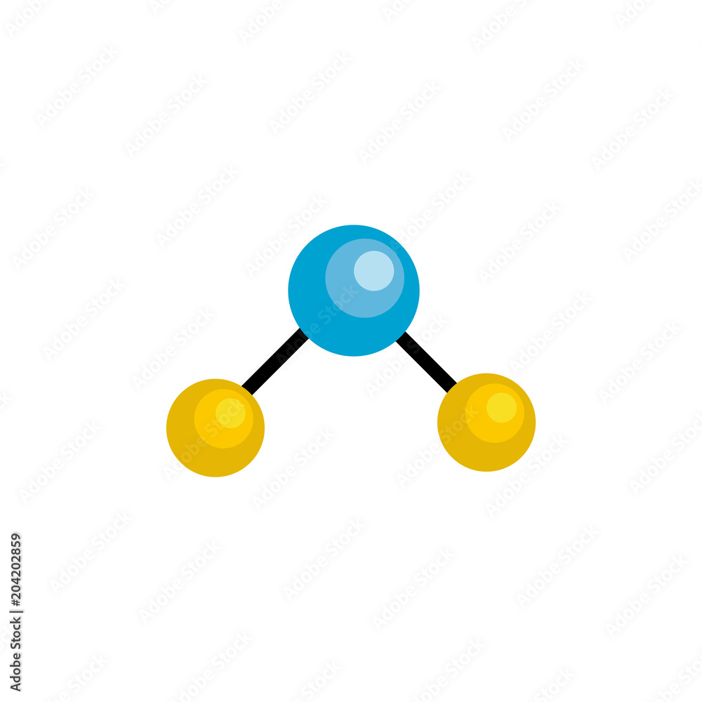 Poster physics lattice icon. flat illustration of physics lattice vector icon for web