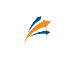 Fototapeta na wymiar Arrow vector illustration icon Logo