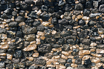 Background of stone wall.