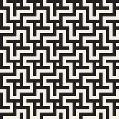 Vector seamless pattern. Modern stylish abstract texture. Repeating geometric tiles